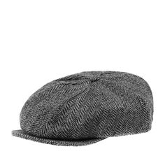 Кепка восьмиклинка унисекс HANNA HATS Newsboy 20B2 темно-серая, р. 61