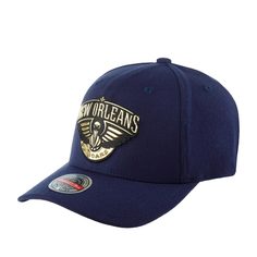 Бейсболка унисекс MITCHELL NESS 6HSSJS19235-NOPNAVY New Orleans Pelicans NBA темно-синяя Mitchell&Ness
