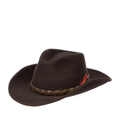 Шляпа унисекс Stetson 3598102 WESTERN коричневая, р. 61