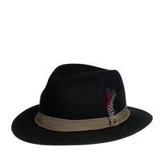 Шляпа унисекс Stetson 2528114 TRAVELLER WOOLFELT черная, р. 59