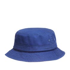 Панама унисекс Stetson 1811110 BUCKET COTTON TWILL синяя, р. 57