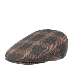 Кепка коппола унисекс Stetson 6210203 KENT EF CHECK серая / рыжяя, р. 63