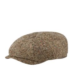 Кепка восьмиклинка унисекс Wigens 100539 NEWSBOY CLASSIC CAP светло-коричневая, р. 61