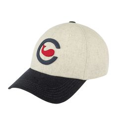Бейсболка унисекс AMERICAN NEEDLE 21005A-WHA Chicago Whales Archive MILB белая/темно-синяя
