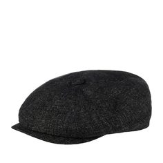 Кепка восьмиклинка унисекс Stetson 6840811 HATTERAS VIRGIN WOOL/LINEN темно-серая, р. 60