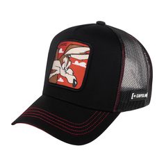 Бейсболка унисекс CAPSLAB CL/LOO/1/COY1 Looney Tunes Wile E. Coyote черная, one size Capslab®