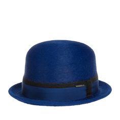Шляпа унисекс Stetson 2998205 BOWLER FURFELT синяя, р. 59