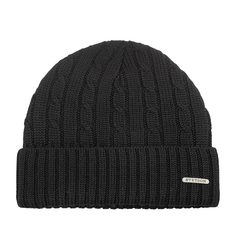 Шапка бини унисекс Stetson 8699352 GEORGIA черная, one size