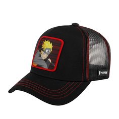 Бейсболка унисекс CAPSLAB CL/NS/1/NAR2 Naruto Naruto черная, one size Capslab®