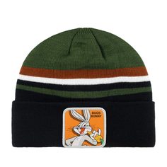 Шапка бини CAPSLAB CL/LOO5/1/BON/BUN3 Looney Tunes Bugs Bunny черная/зеленая, one size Capslab®