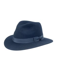 Шляпа мужская Bailey 7005 CURTIS темно-синяя, р. 55