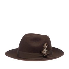 Шляпа мужская CHRISTYS GROSVENOR cwf100024 коричневая, р. 57