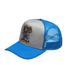 Бейсболка унисекс Stetson 7751161 EAGLE голубая / серая, one size