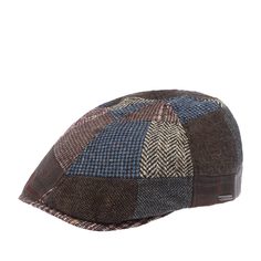 Кепка уточка унисекс Stetson 6620902 DUCK PATCHWORK коричневая, р. 57