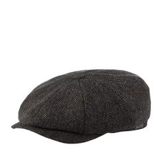 Кепка восьмиклинка унисекс Wigens 101155 NEWSBOY CLASSIC CAP темно-коричневая, р. 57