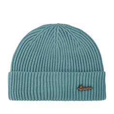 Шапка бини унисекс HERMAN EDMOND 117 голубая, one size
