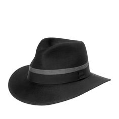 Шляпа мужская Bailey 71002BH BARKLEY черная, р. 57
