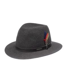 Шляпа унисекс Stetson 2598123 POWELL серая, р. 57