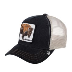 Бейсболка унисекс Goorin Bros. 101-0394 черная / кремовая, one size