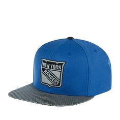 Бейсболка унисекс AMERICAN NEEDLE 43682A-NYR New York Rangers Chromel NHL синяя / серая
