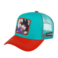 Бейсболка унисекс CAPSLAB CL/DB2/1/GOK2 Dragon Ball Goku голубая, one size Capslab®