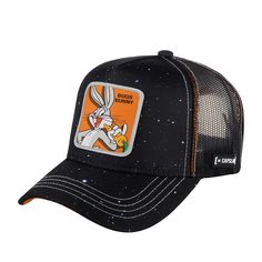 Бейсболка унисекс CAPSLAB CL/LOO5/1/BUN2 Looney Tunes Bugs Bunny черная, one size Capslab®