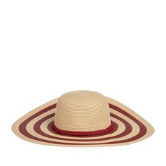 Шляпа женская BETMAR B1431H DEMETRIA бежевая / красная, one size