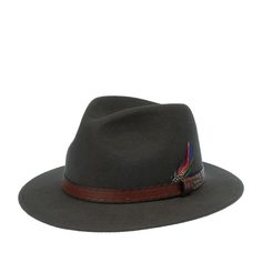 Шляпа унисекс Stetson 2528109 TRAVELLER WOOLFELT серая, р. 59