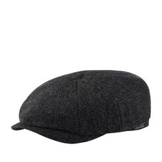 Кепка восьмиклинка унисекс Wigens 101155 NEWSBOY CLASSIC CAP темно-серая, р. 58