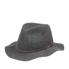 Шляпа мужская Bailey 1369 JACKMAN темно-серая, р. 55