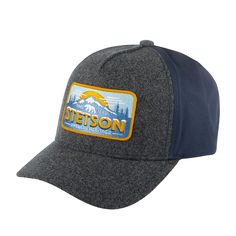 Бейсболка унисекс Stetson 7750102 TRUCKER CAP POLAR BEAR серая / синяя, one size