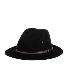 Шляпа унисекс HERMAN MACCARTHY ND черная, р. 59