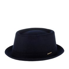 Шляпа унисекс Stetson 1690102 PORK PIE WOOL темно-синяя, р. 61