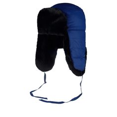 Шапка ушанка унисекс Stetson 9295901 BOMBER CAP GLASS FIBER синяя, р.59