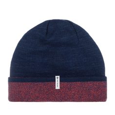 Шапка бини унисекс PIPOLAKI 8006 BAMBO бордовая/синяя, one size