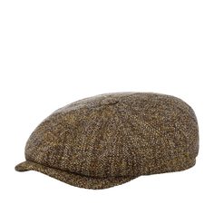 Кепка восьмиклинка унисекс Stetson 6870802 HATTERAS VIRGIN WOOL коричневая, р. 59