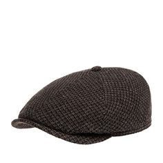 Кепка шестиклинка унисекс Stetson 6640801 6-PANEL CAP STRUCTURE темно-серая, р. 56