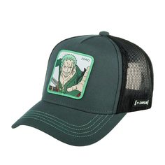 Бейсболка унисекс CAPSLAB CL/OP1/1/ZOR1 One Piece Roronoa Zoro серая / черная, one size Capslab®