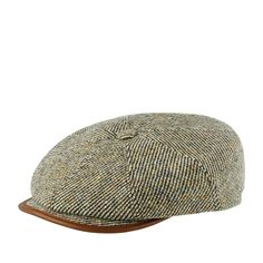 Кепка восьмиклинка унисекс Stetson 6840812 HATTERAS WOOL серая, р. 61