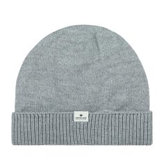 Шапка бини унисекс PIPOLAKI 8065 PARIS серая, one size