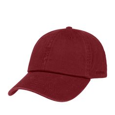 Бейсболка унисекс Stetson 7711101 BASEBALL CAP COTTON бордовая, one size