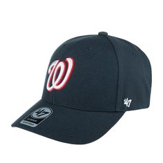 Бейсболка унисекс 47 BRAND B-MVP15WBV Washington Nationals MLB темно-синяя, one size