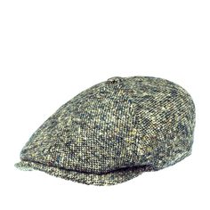 Кепка шестиклинка унисекс Stetson 6640601 6-PANEL DONEGAL зеленая / бежевая, р. 63
