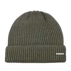 Шапка бини унисекс Stetson 8529301 PARKMAN оливковая, one size