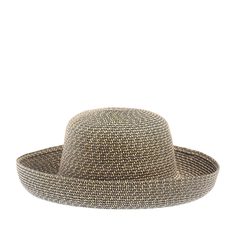 Шляпа женская BETMAR B166 CLASSIC ROLL UP коричневая, one size