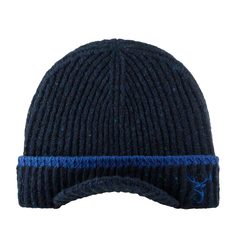 Шапка бини унисекс Stetson 8599379 BEANIE DEER синяя, one size