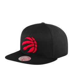 Бейсболка унисекс Mitchell & Ness 6HSSMM18842-TRABLCK Toronto Raptors NBA черная, one size