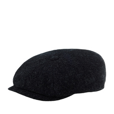 Восьмиклинка унисекс Stetson 6840514 HATTERAS WOOLRICH черная, р.59