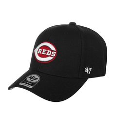 Бейсболка унисекс 47 BRAND B-MVP07WBV Cincinnati Reds MLB черная, one size