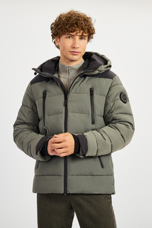 Зимняя куртка мужская Baon B541501 серая 3XL